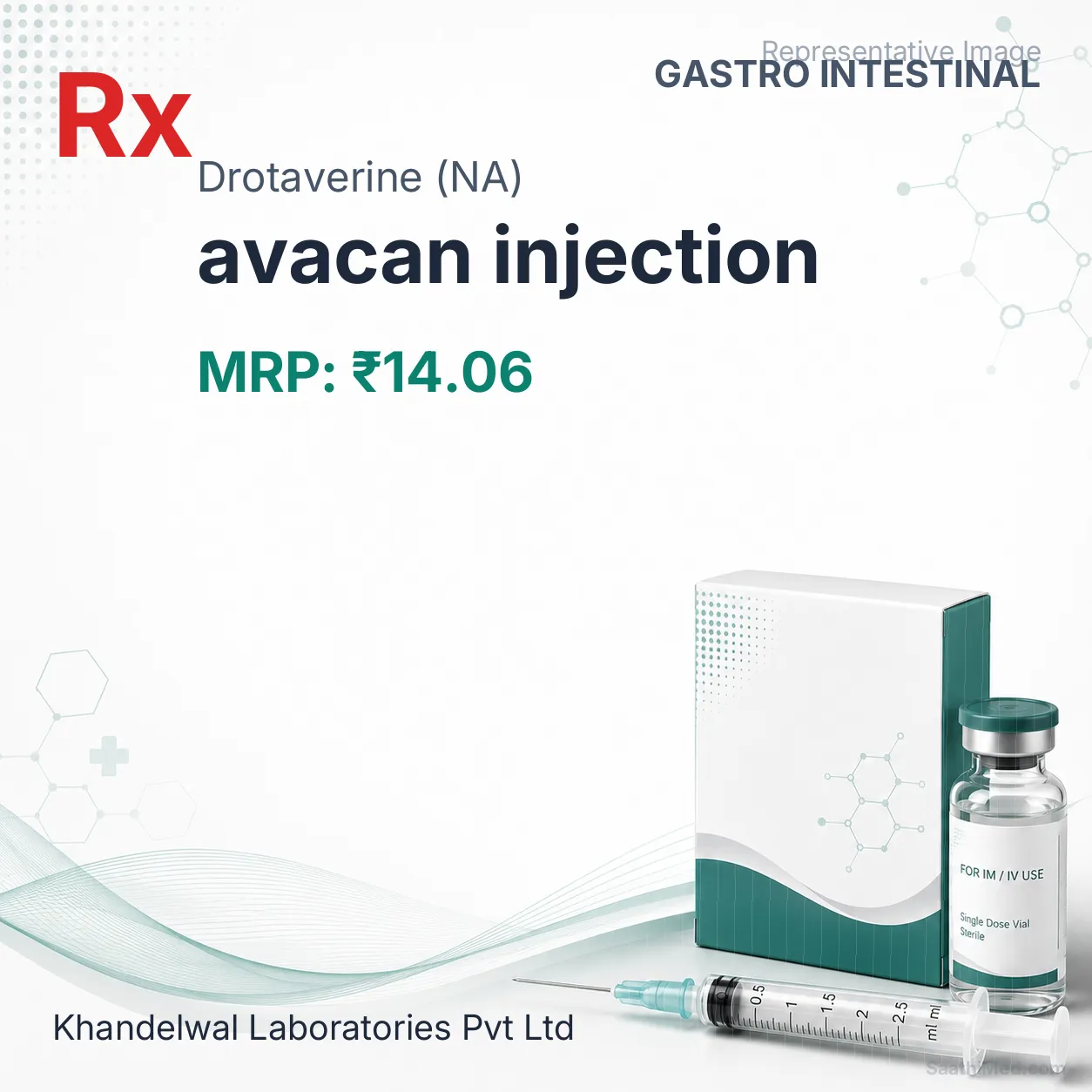 avacan injection Allopathy (Drotaverine (NA)) - Uses in Hindi, Side Effects, Substitutes & Price in India