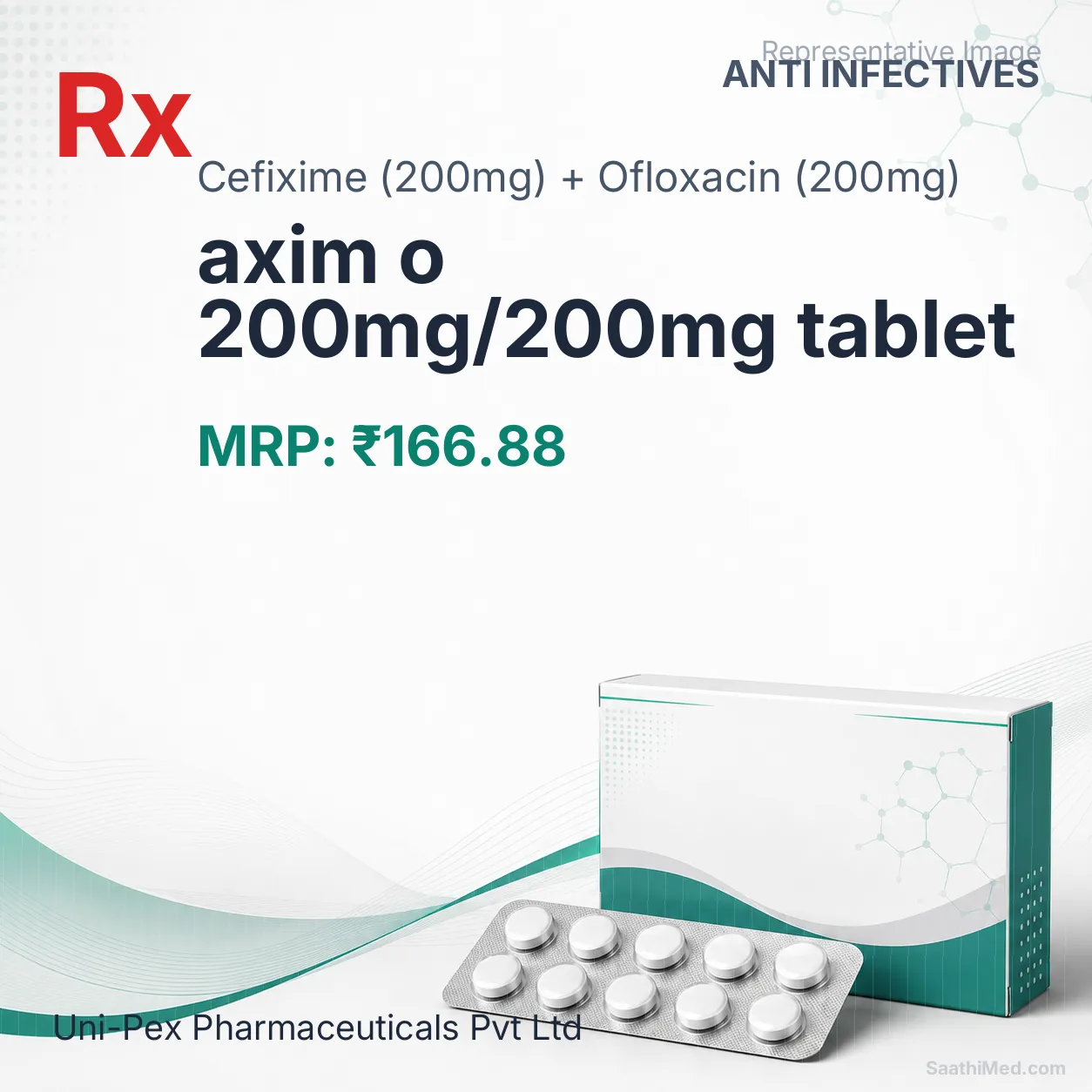 axim o 200mg/200mg tablet Allopathy (Cefixime (200mg)) - Uses in Hindi, Side Effects, Substitutes & Price in India