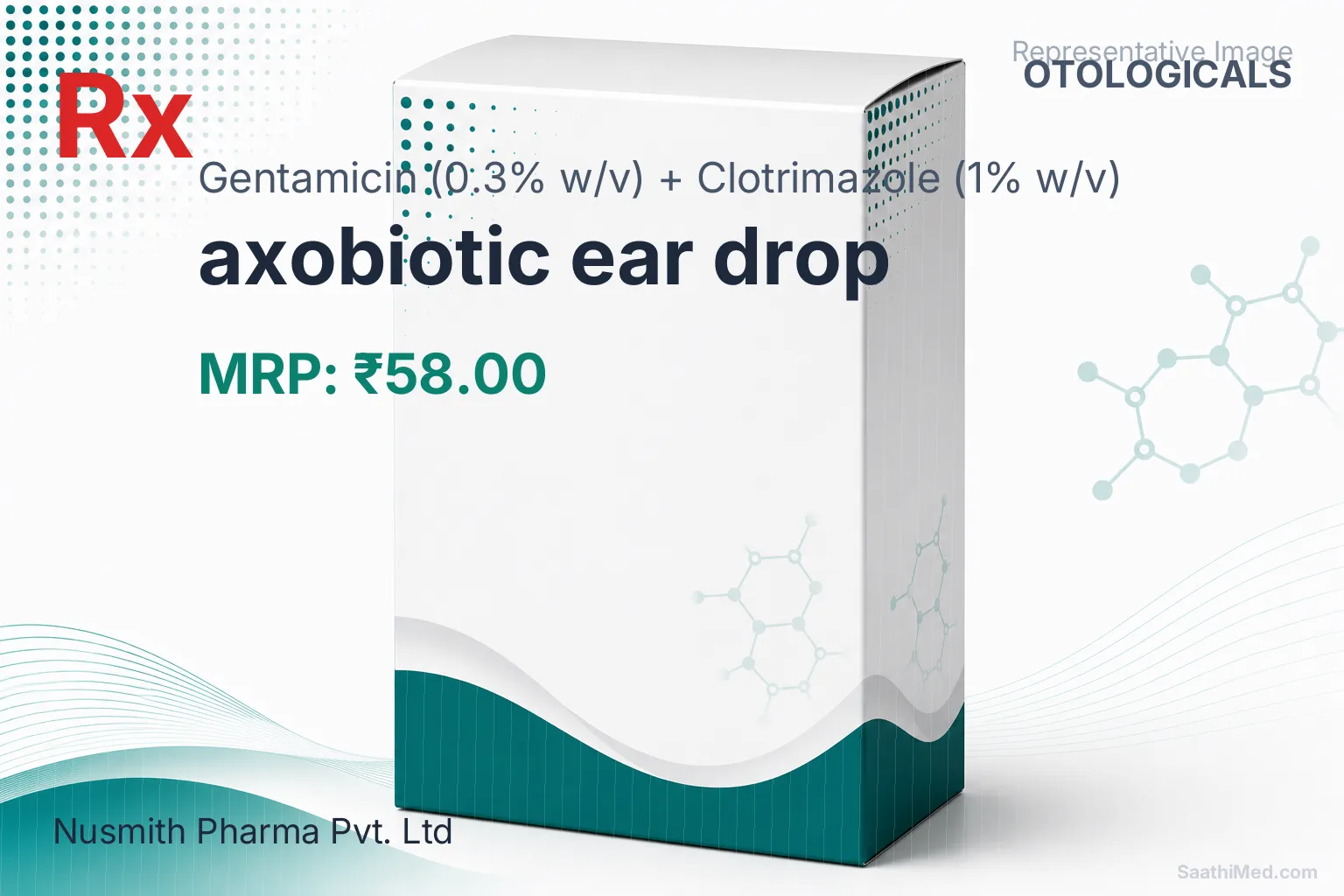 axobiotic ear drop Allopathy (Gentamicin (0.3% w/v)) - Uses in Hindi, Side Effects, Substitutes & Price in India