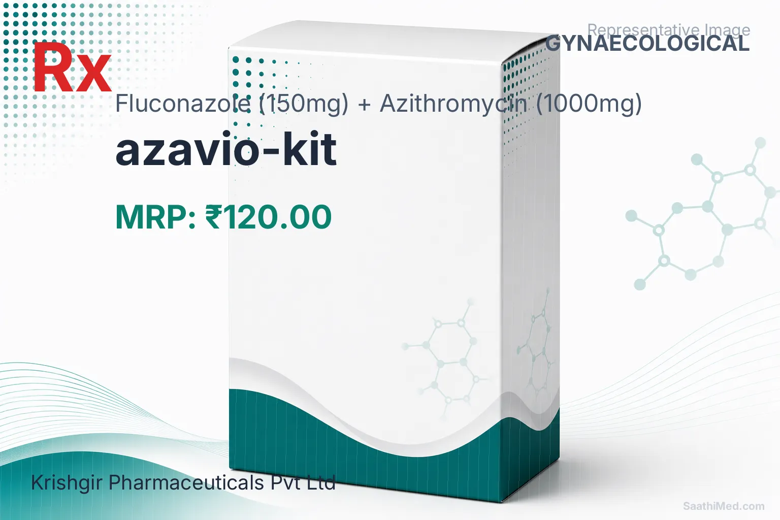 azavio-kit Allopathy (Fluconazole (150mg)) - Uses in Hindi, Side Effects, Substitutes & Price in India