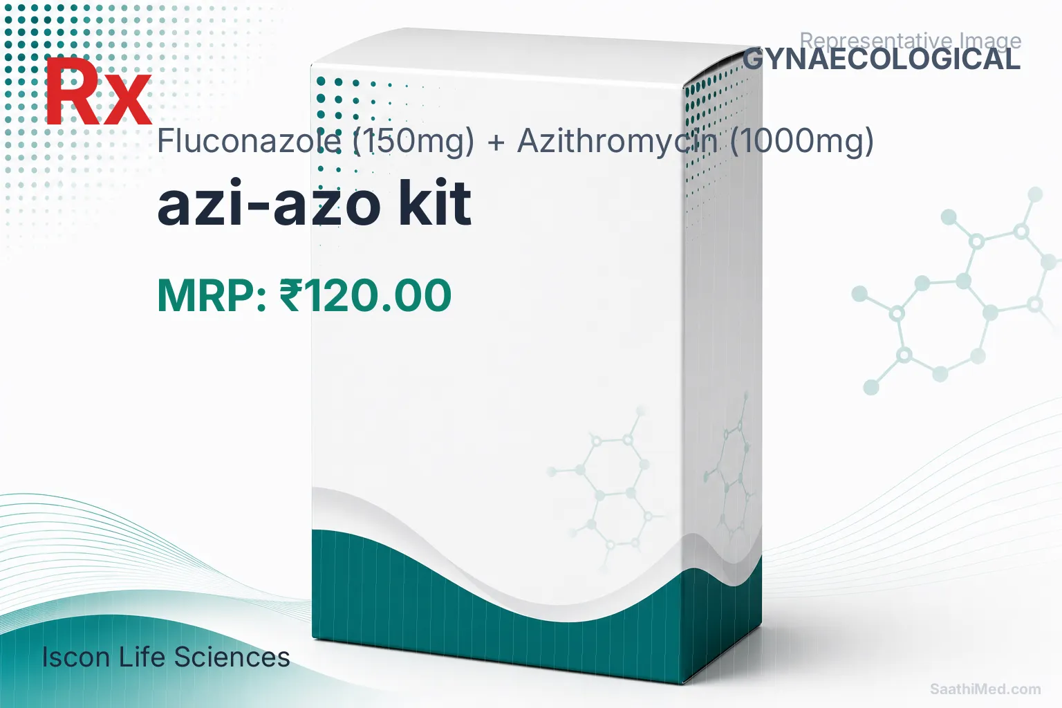azi-azo kit Allopathy (Fluconazole (150mg)) - Uses in Hindi, Side Effects, Substitutes & Price in India