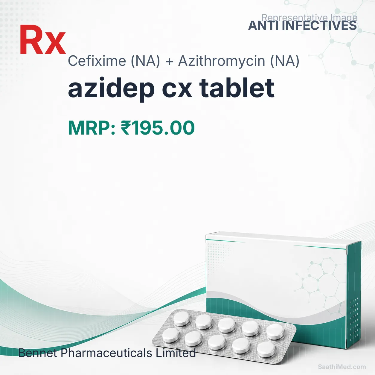 azidep cx tablet - Cefixime (NA) + Azithromycin (NA) medicine