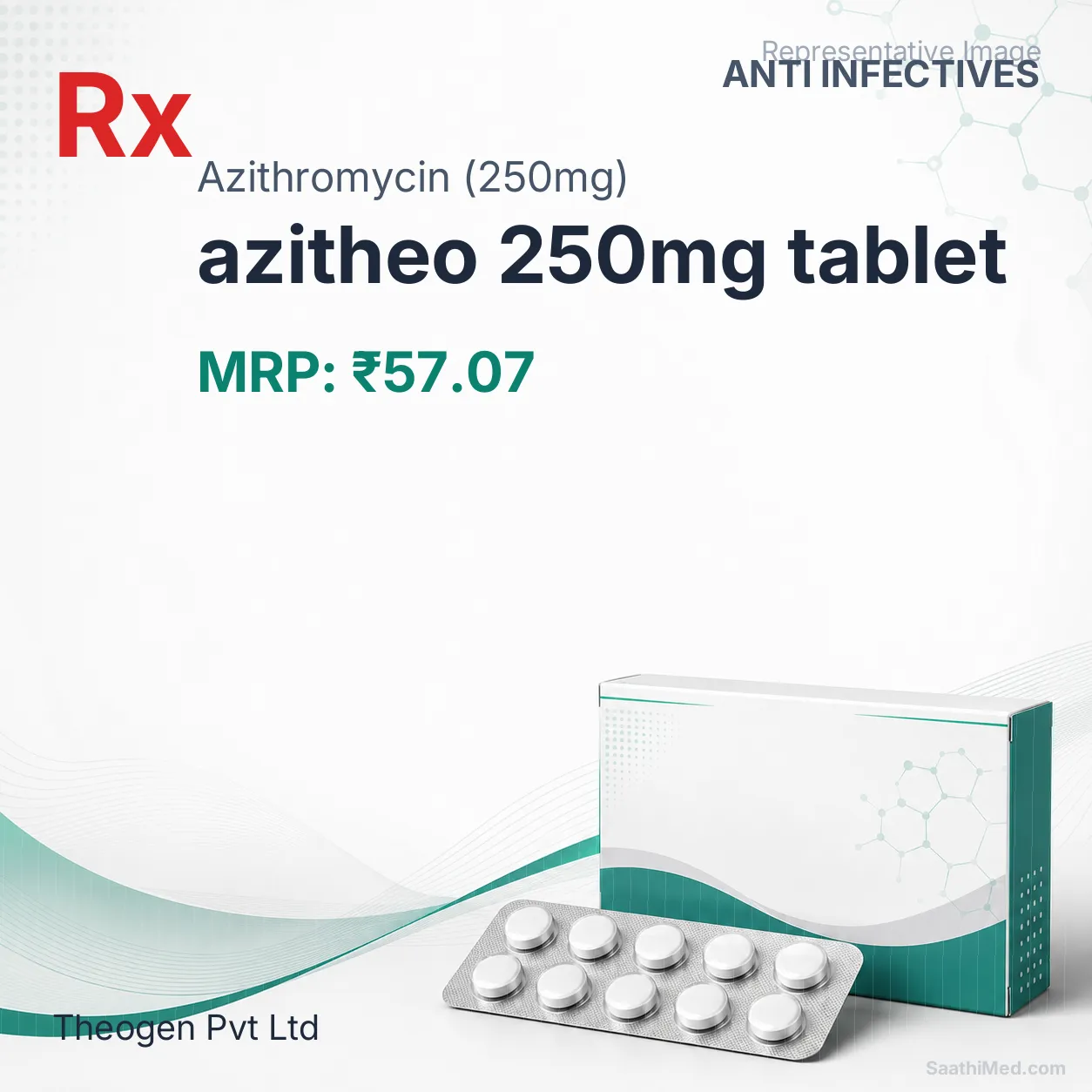 azitheo 250mg tablet - Azithromycin (250mg) medicine