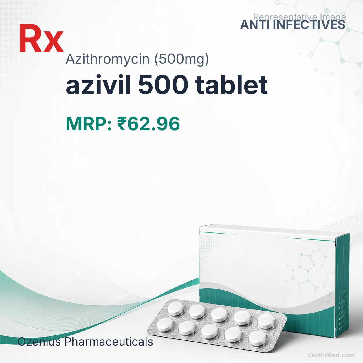 azivil 500 tablet Allopathy (Azithromycin (500mg)) - Uses in Hindi, Side Effects, Substitutes & Price in India