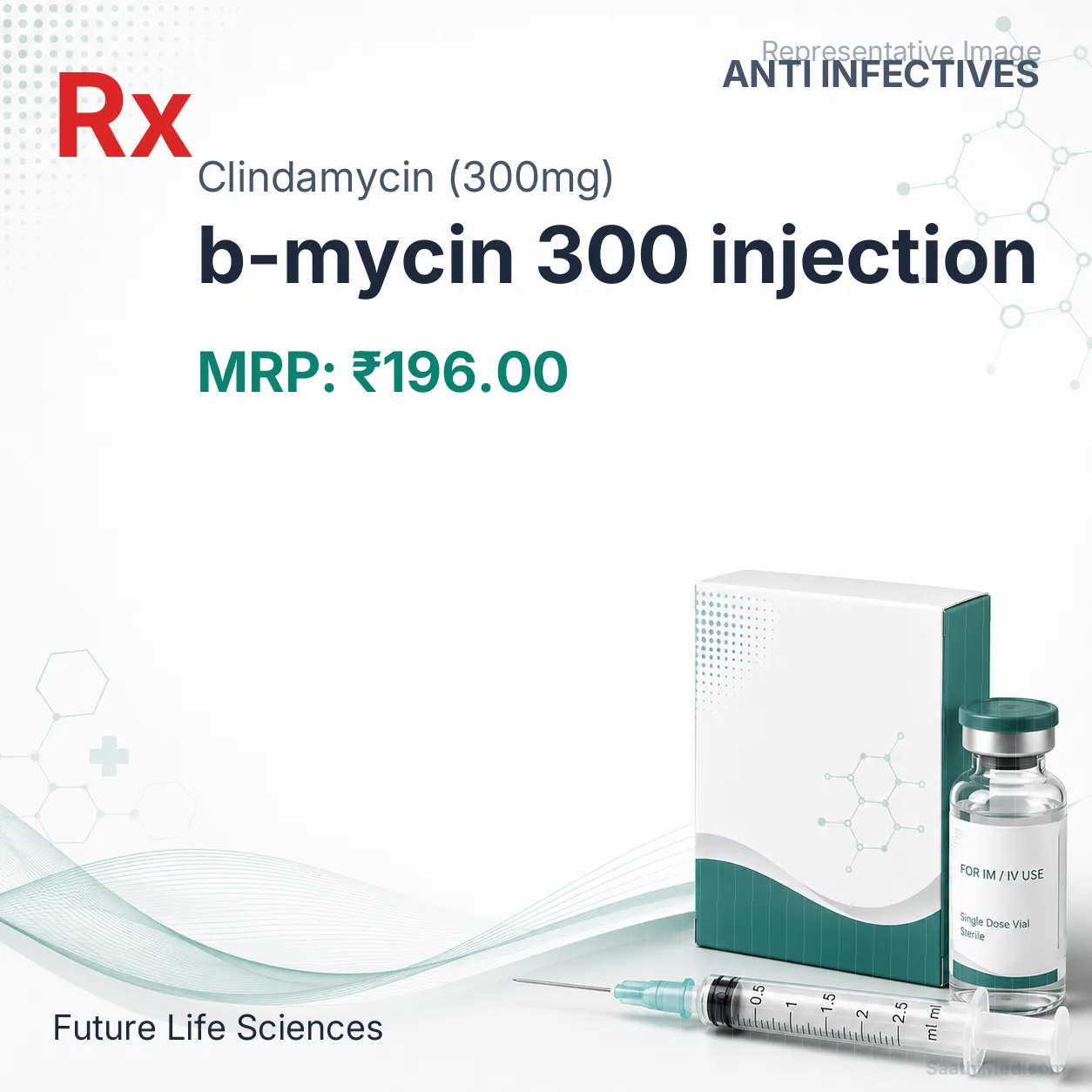 b-mycin 300 injection Allopathy (Clindamycin (300mg)) - Uses in Hindi, Side Effects, Substitutes & Price in India