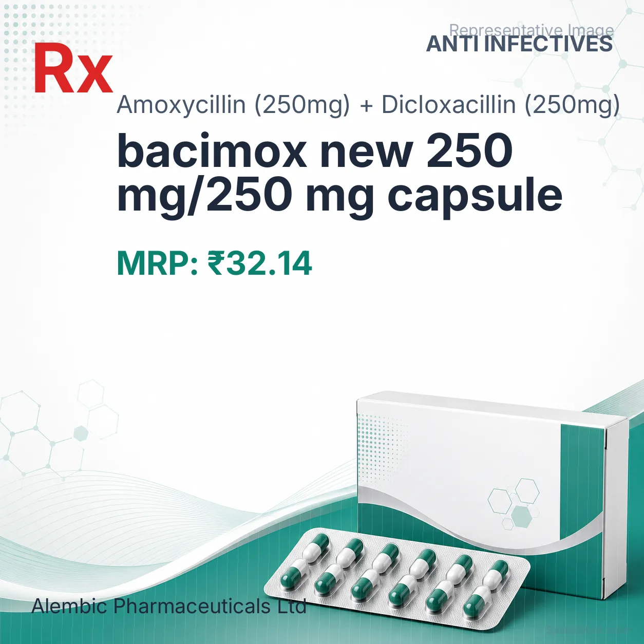 bacimox new 250 mg/250 mg capsule Allopathy (Amoxycillin (250mg)) - Uses in Hindi, Side Effects, Substitutes & Price in India