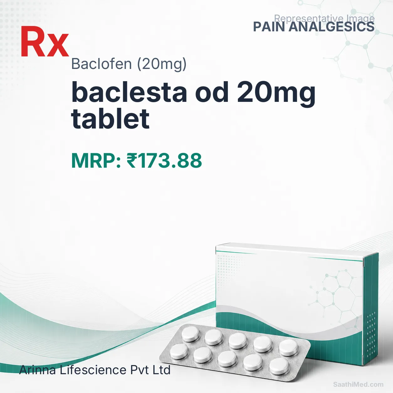 baclesta od 20mg tablet Allopathy (Baclofen (20mg)) - Uses in Hindi, Side Effects, Substitutes & Price in India
