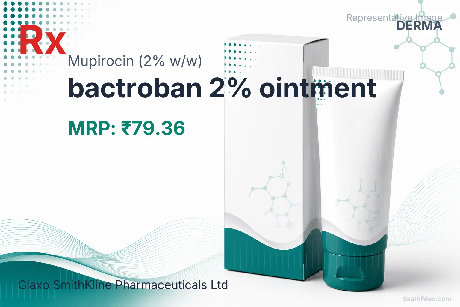 bactroban 2% ointment Allopathy (Mupirocin (2% w/w)) - Uses in Hindi, Side Effects, Substitutes & Price in India