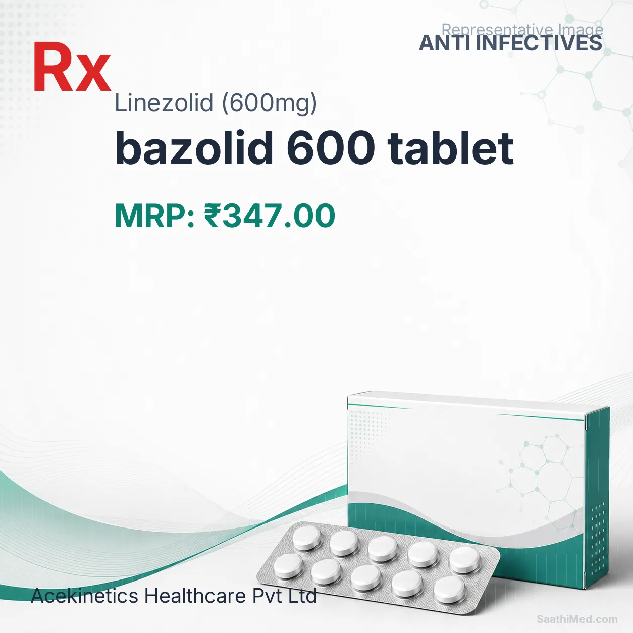 bazolid 600 tablet Allopathy (Linezolid (600mg)) - Uses in Hindi, Side Effects, Substitutes & Price in India