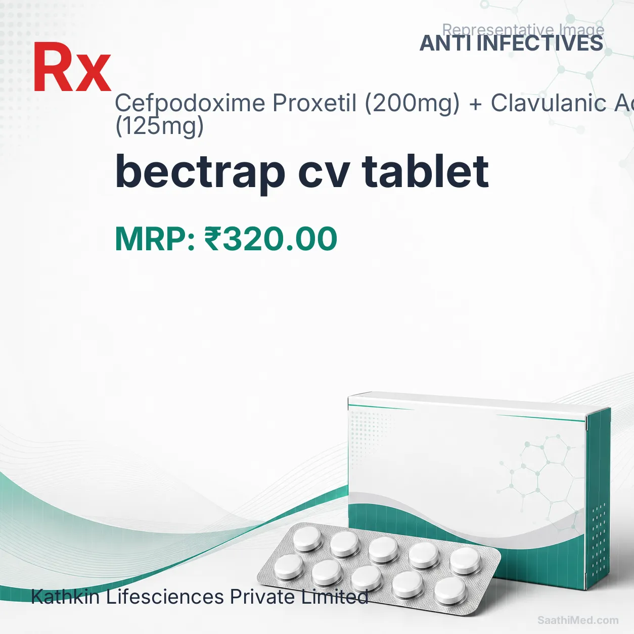 bectrap cv tablet Allopathy (Cefpodoxime Proxetil (200mg)) - Uses in Hindi, Side Effects, Substitutes & Price in India