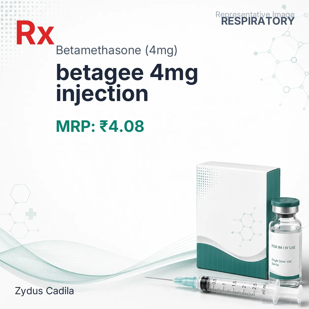 betagee 4mg injection Allopathy (Betamethasone (4mg)) - Uses in Hindi, Side Effects, Substitutes & Price in India