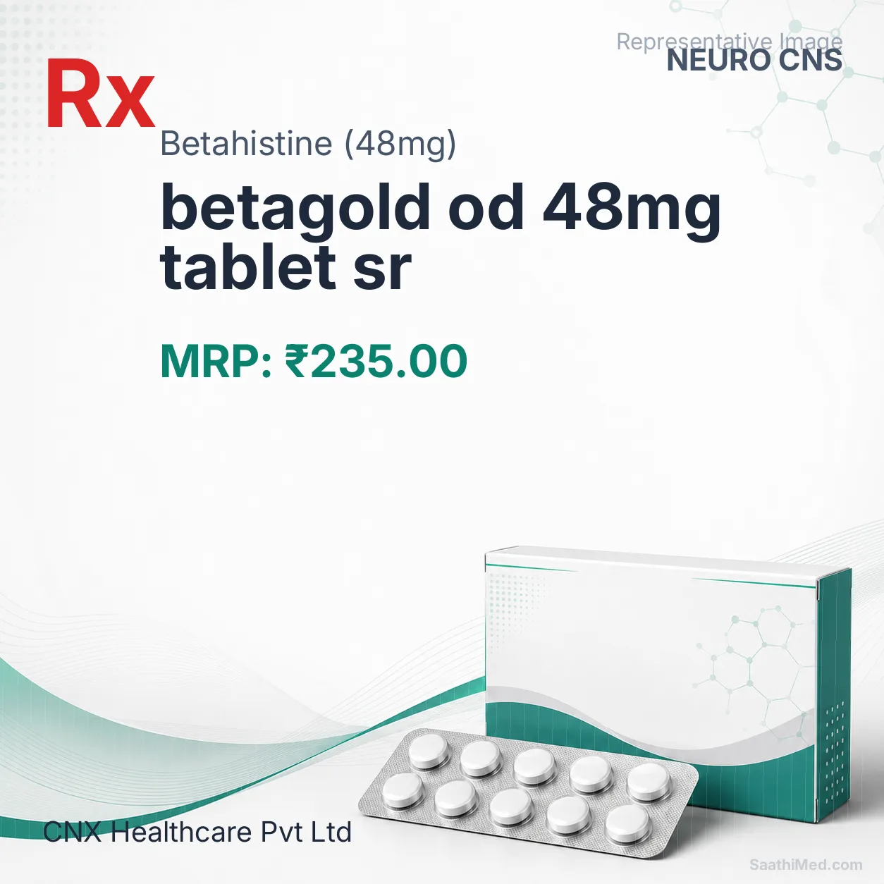 betagold od 48mg tablet sr Allopathy (Betahistine (48mg)) - Uses in Hindi, Side Effects, Substitutes & Price in India