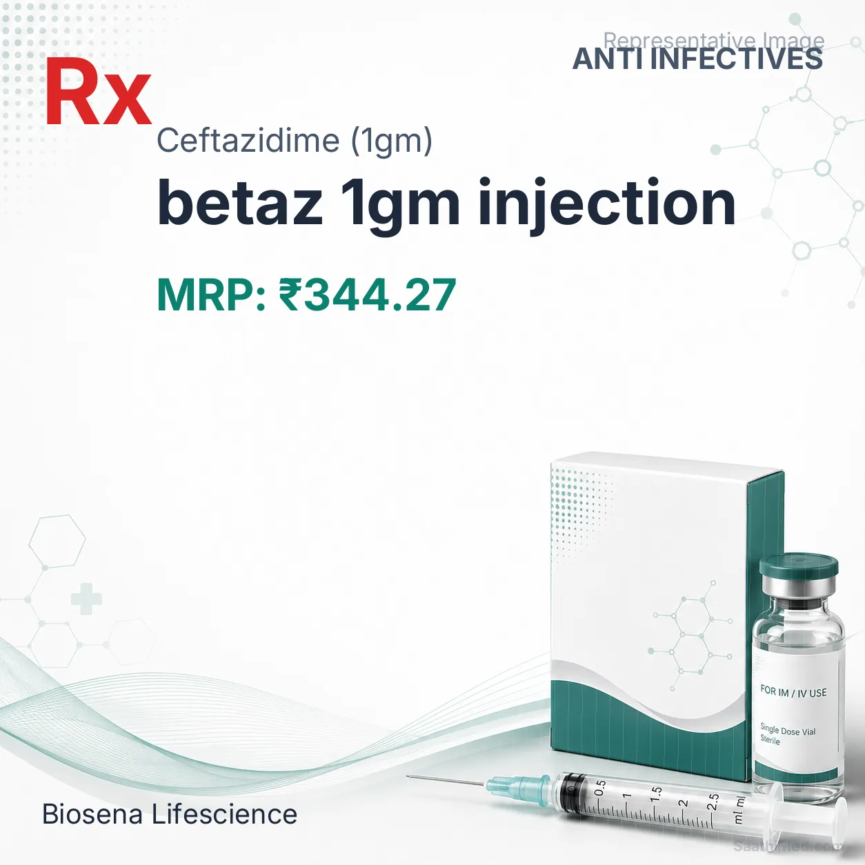 betaz 1gm injection Allopathy (Ceftazidime (1gm)) - Uses in Hindi, Side Effects, Substitutes & Price in India