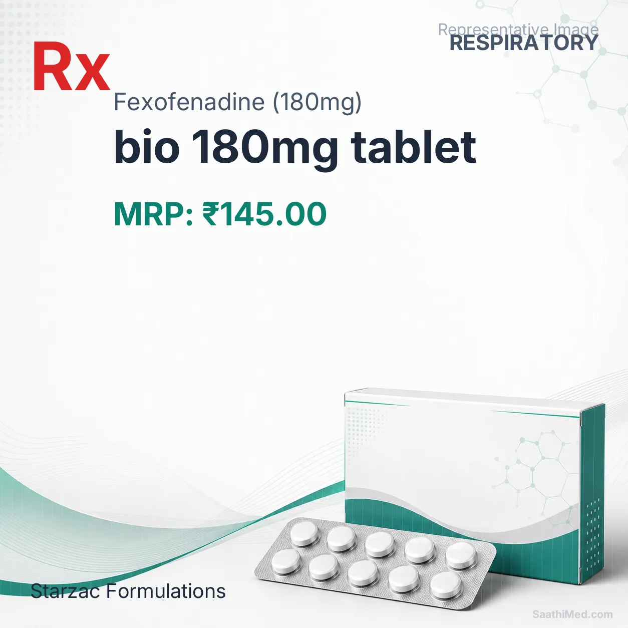 bio 180mg tablet Allopathy (Fexofenadine (180mg)) - Uses in Hindi, Side Effects, Substitutes & Price in India