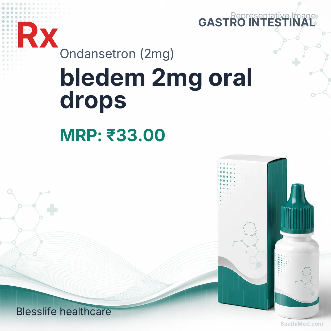 bledem 2mg oral drops Allopathy (Ondansetron (2mg)) - Uses in Hindi, Side Effects, Substitutes & Price in India
