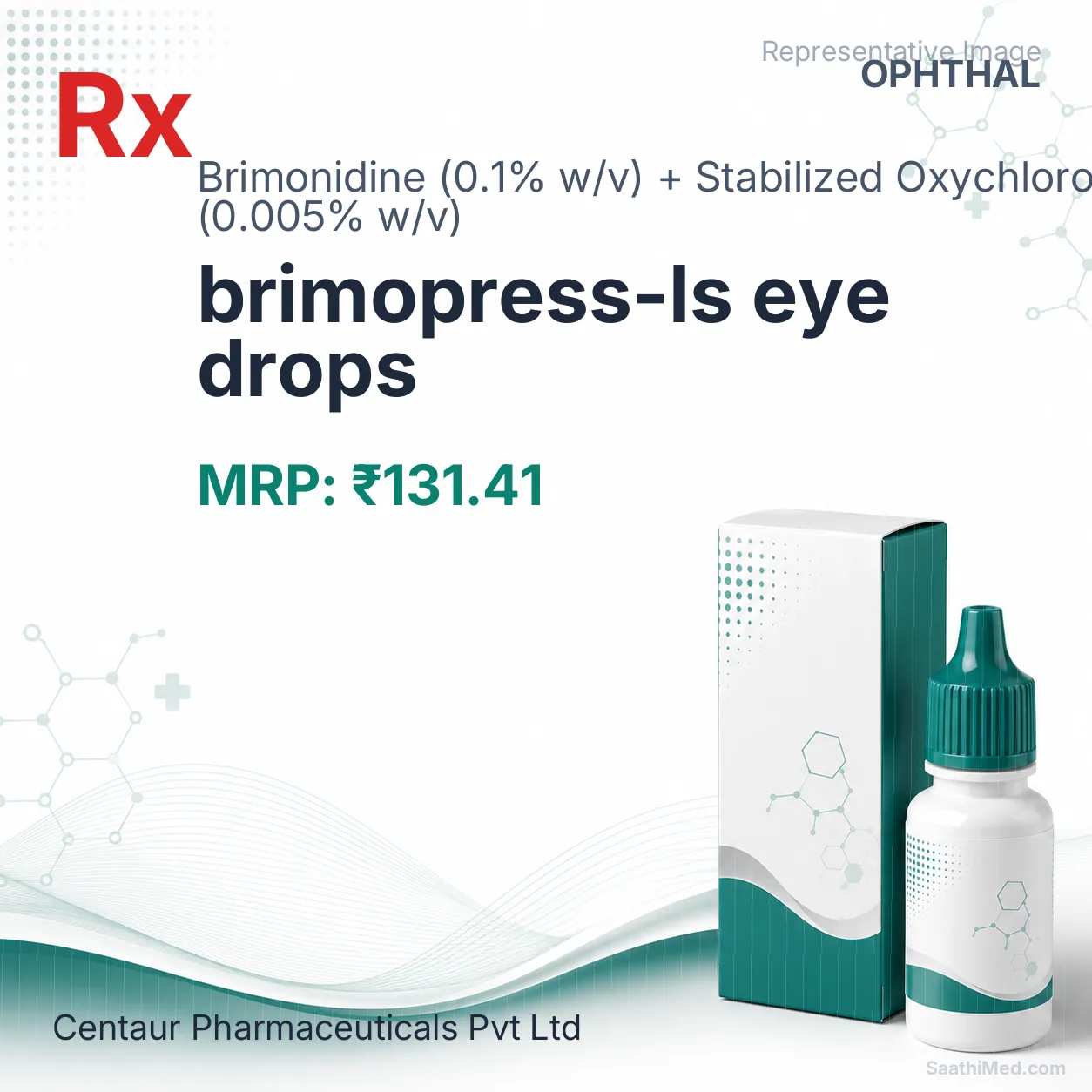 brimopress-ls eye drops Allopathy (Brimonidine (0.1% w/v)) - Uses in Hindi, Side Effects, Substitutes & Price in India