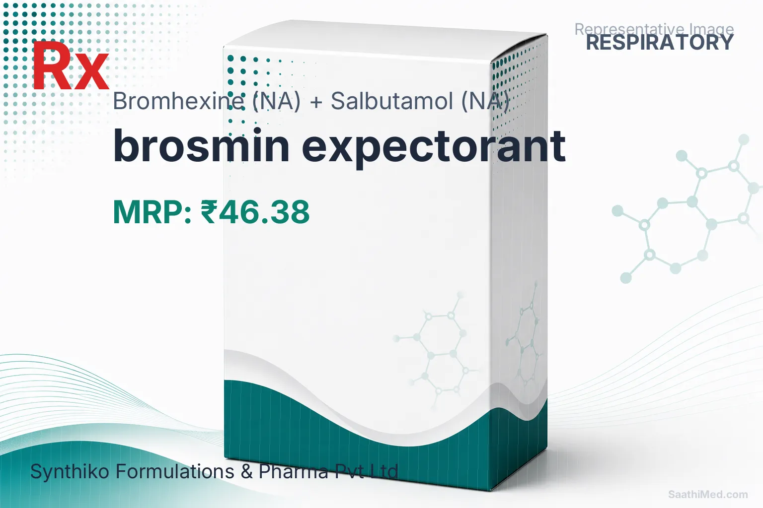 brosmin expectorant - Bromhexine (NA) + Salbutamol (NA) medicine