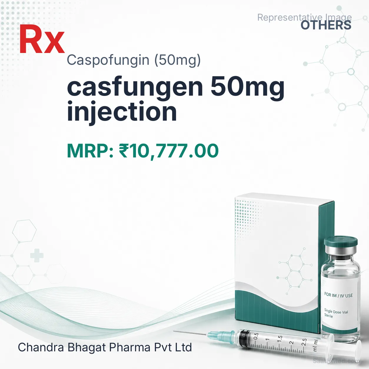 casfungen 50mg injection Allopathy (Caspofungin (50mg)) - Uses in Hindi, Side Effects, Substitutes & Price in India