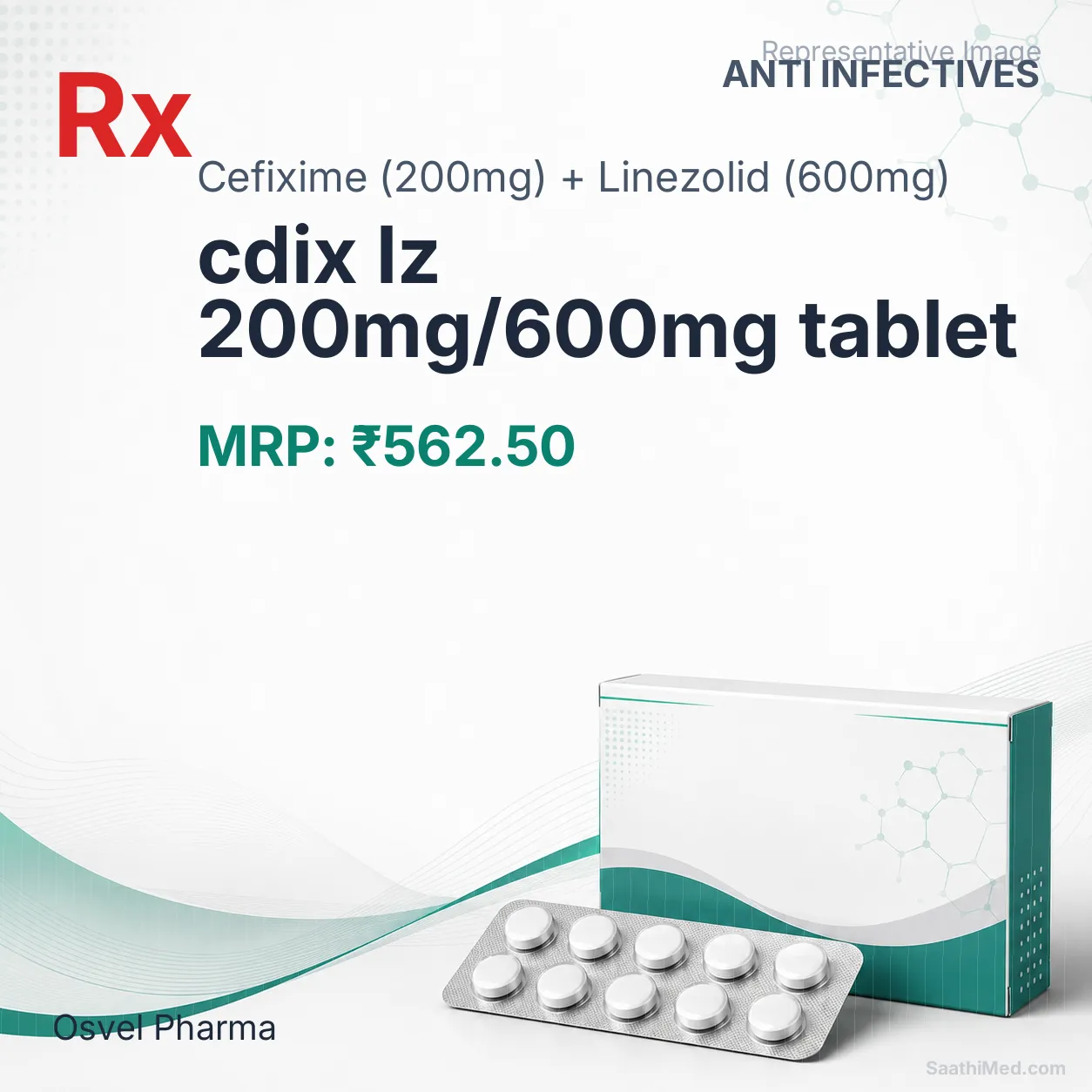 cdix lz 200mg/600mg tablet Allopathy (Cefixime (200mg)) - Uses in Hindi, Side Effects, Substitutes & Price in India