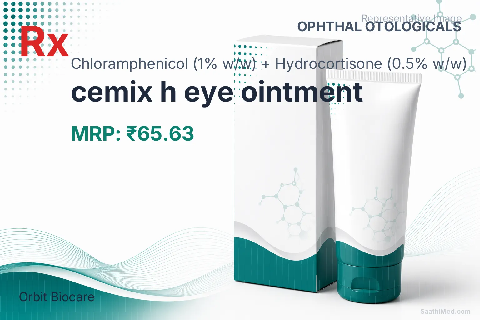 cemix h eye ointment Allopathy (Chloramphenicol (1% w/w)) - Uses in Hindi, Side Effects, Substitutes & Price in India
