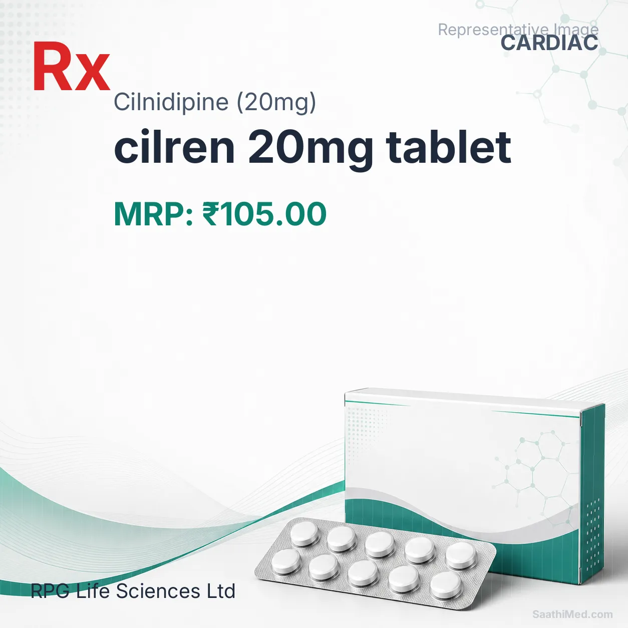 cilren 20mg tablet - Cilnidipine (20mg) medicine