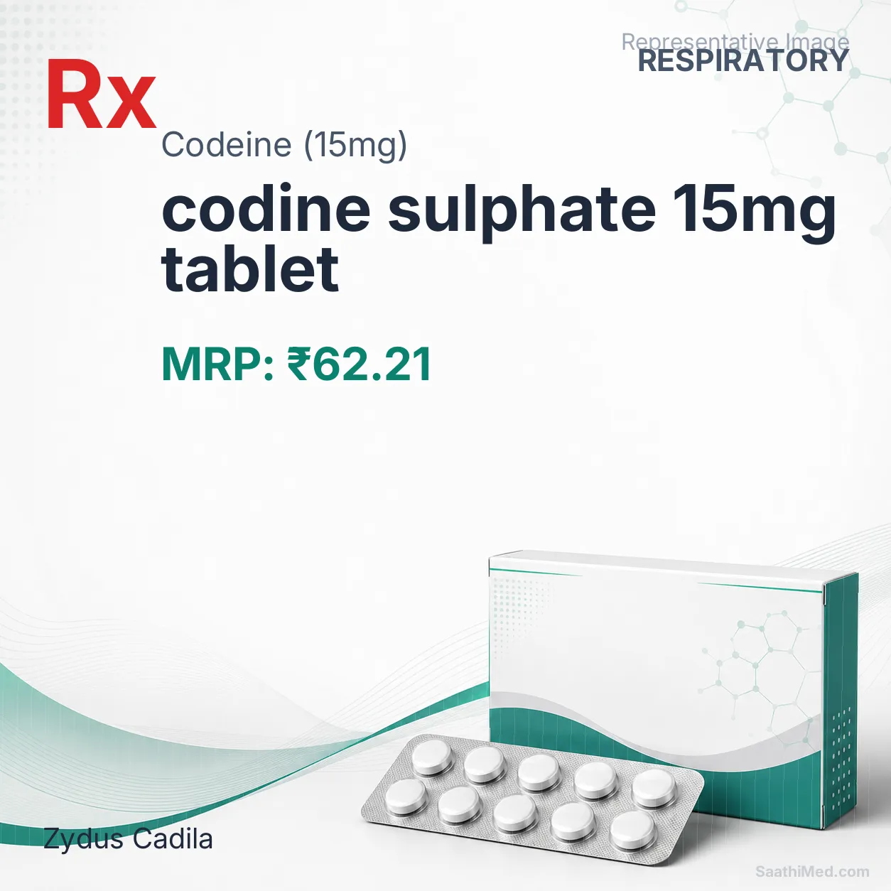 codine sulphate 15mg tablet Allopathy (Codeine (15mg)) - Uses in Hindi, Side Effects, Substitutes & Price in India