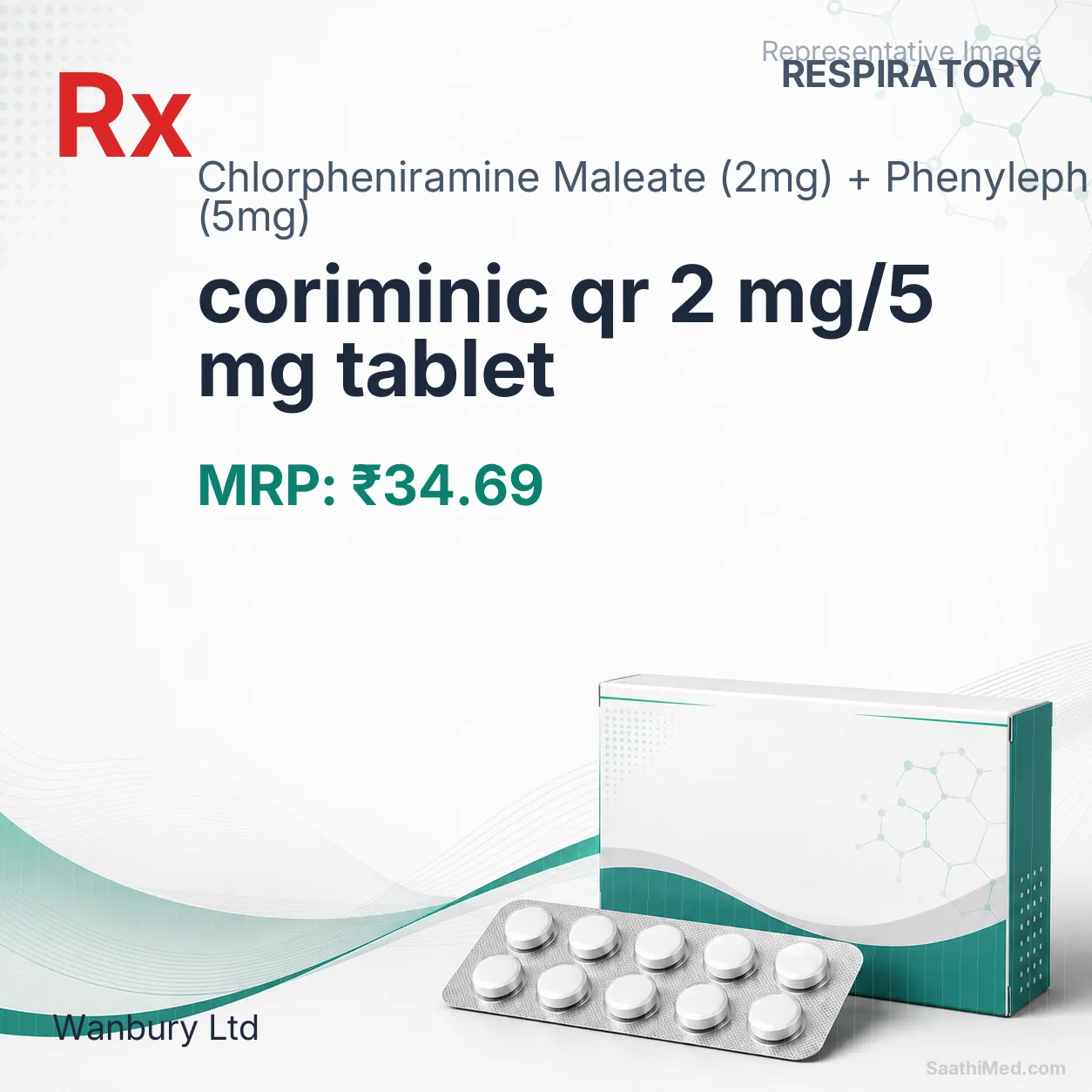 coriminic qr 2 mg/5 mg tablet Allopathy (Chlorpheniramine Maleate (2mg)) - Uses in Hindi, Side Effects, Substitutes & Price in India