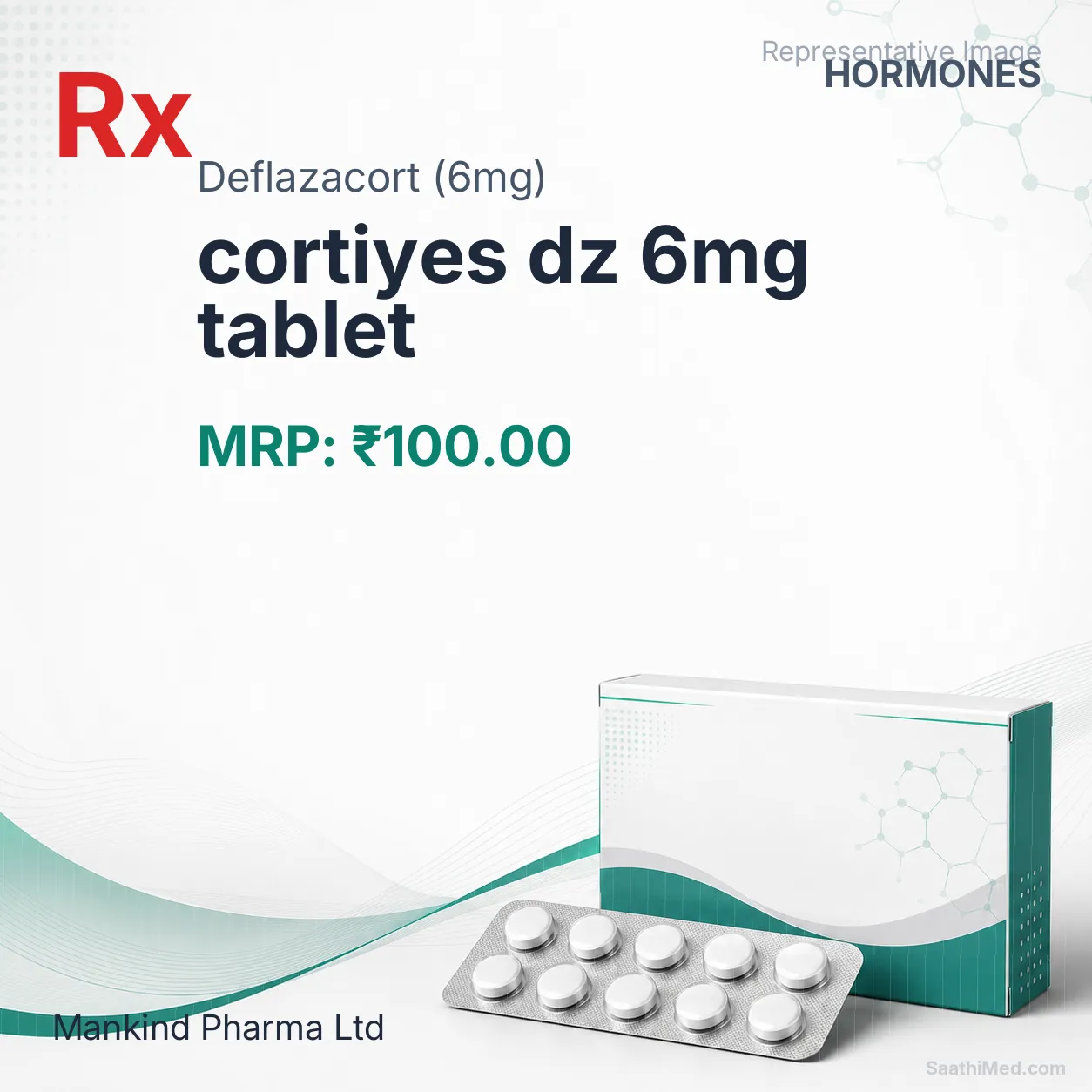 cortiyes dz 6mg tablet Allopathy (Deflazacort (6mg)) - Uses in Hindi, Side Effects, Substitutes & Price in India