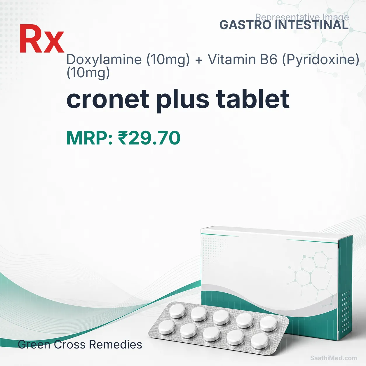 cronet plus tablet Allopathy (Doxylamine (10mg)) - Uses in Hindi, Side Effects, Substitutes & Price in India