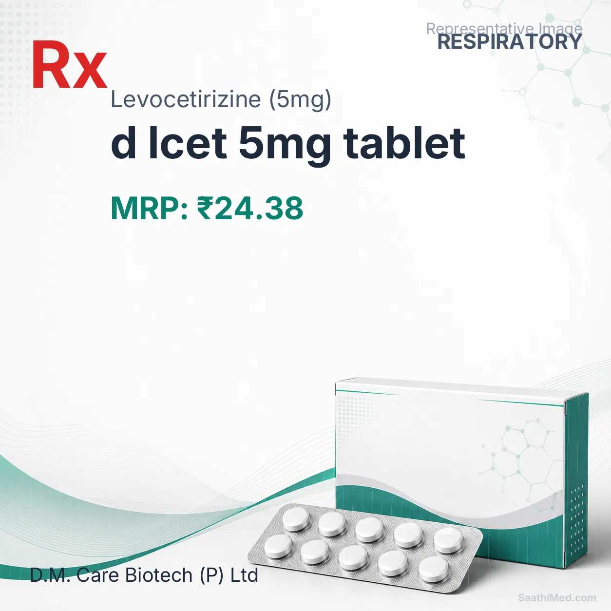 d lcet 5mg tablet Allopathy (Levocetirizine (5mg)) - Uses in Hindi, Side Effects, Substitutes & Price in India