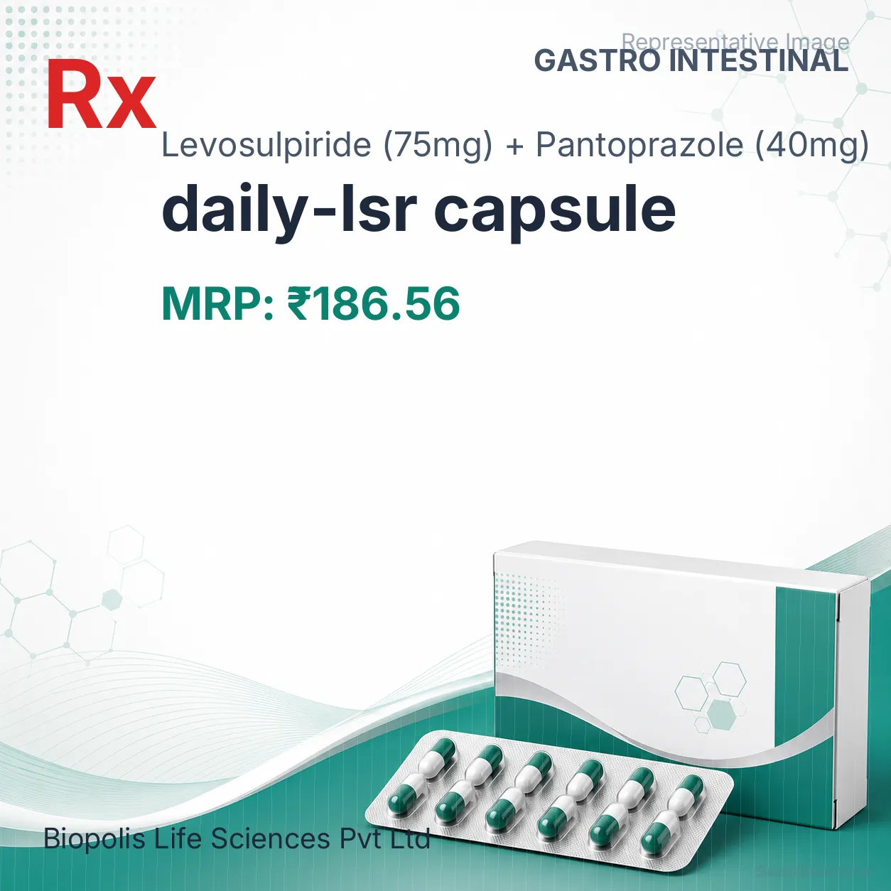 daily-lsr capsule Allopathy (Levosulpiride (75mg)) - Uses in Hindi, Side Effects, Substitutes & Price in India
