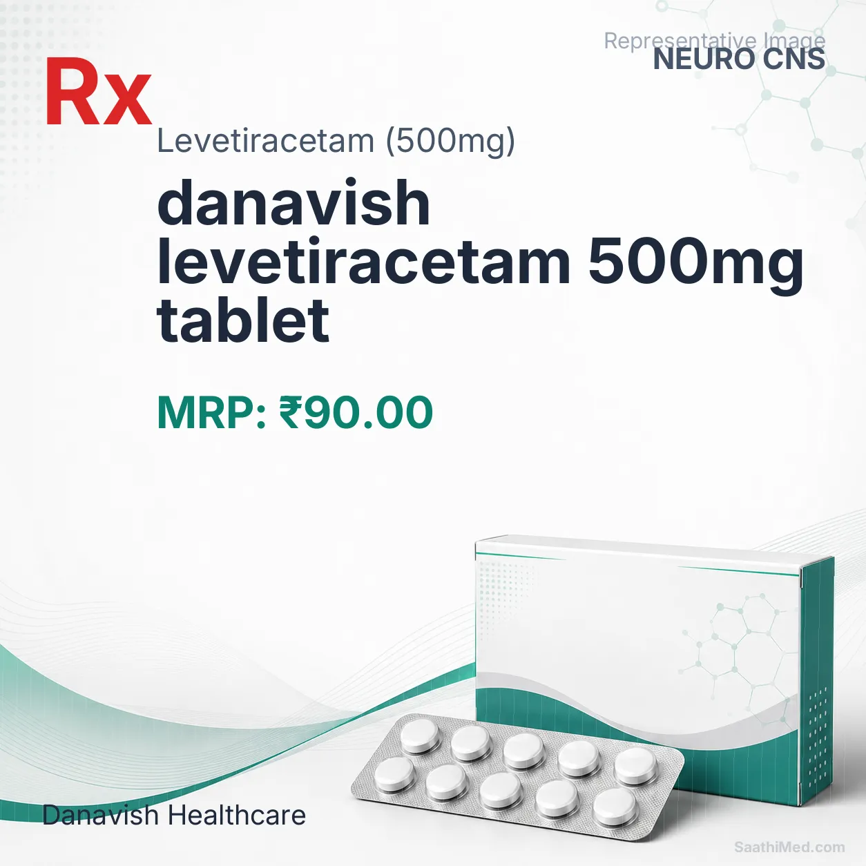 danavish levetiracetam 500mg tablet Allopathy (Levetiracetam (500mg)) - Uses in Hindi, Side Effects, Substitutes & Price in India