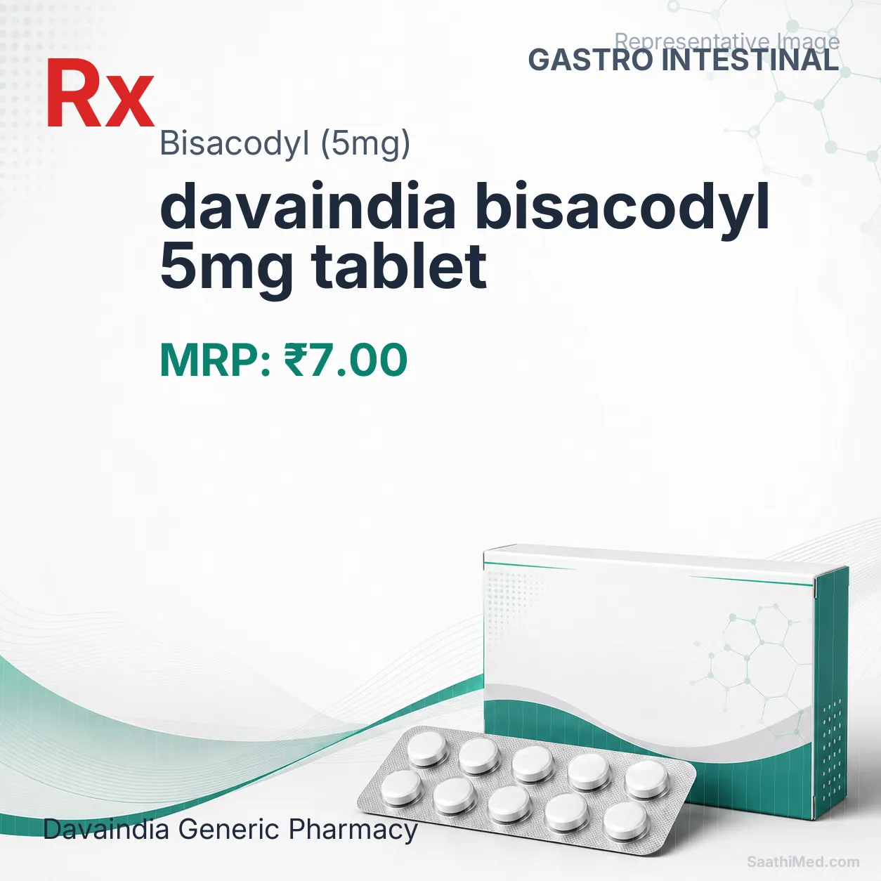 davaindia bisacodyl 5mg tablet Allopathy (Bisacodyl (5mg)) - Uses in Hindi, Side Effects, Substitutes & Price in India