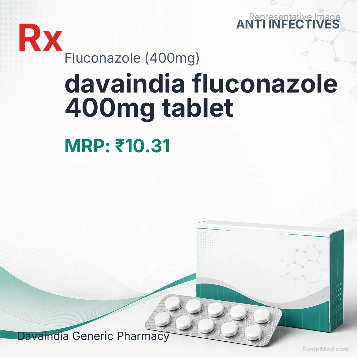 davaindia fluconazole 400mg tablet Allopathy (Fluconazole (400mg)) - Uses in Hindi, Side Effects, Substitutes & Price in India