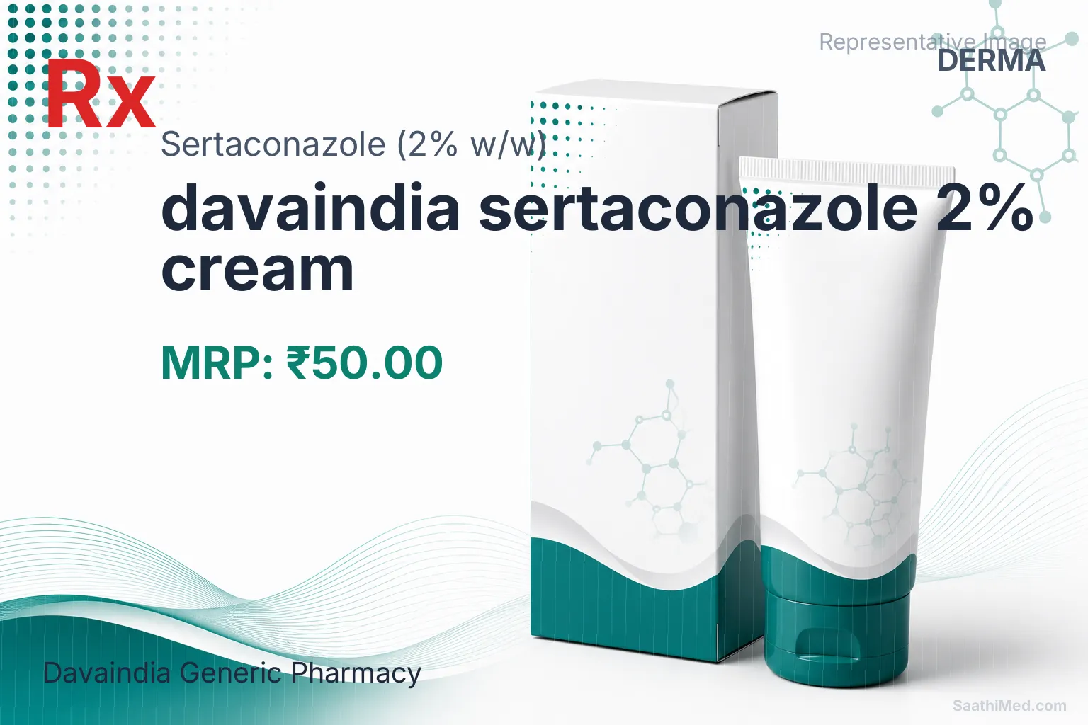 davaindia sertaconazole 2% cream - Sertaconazole (2% w/w) medicine