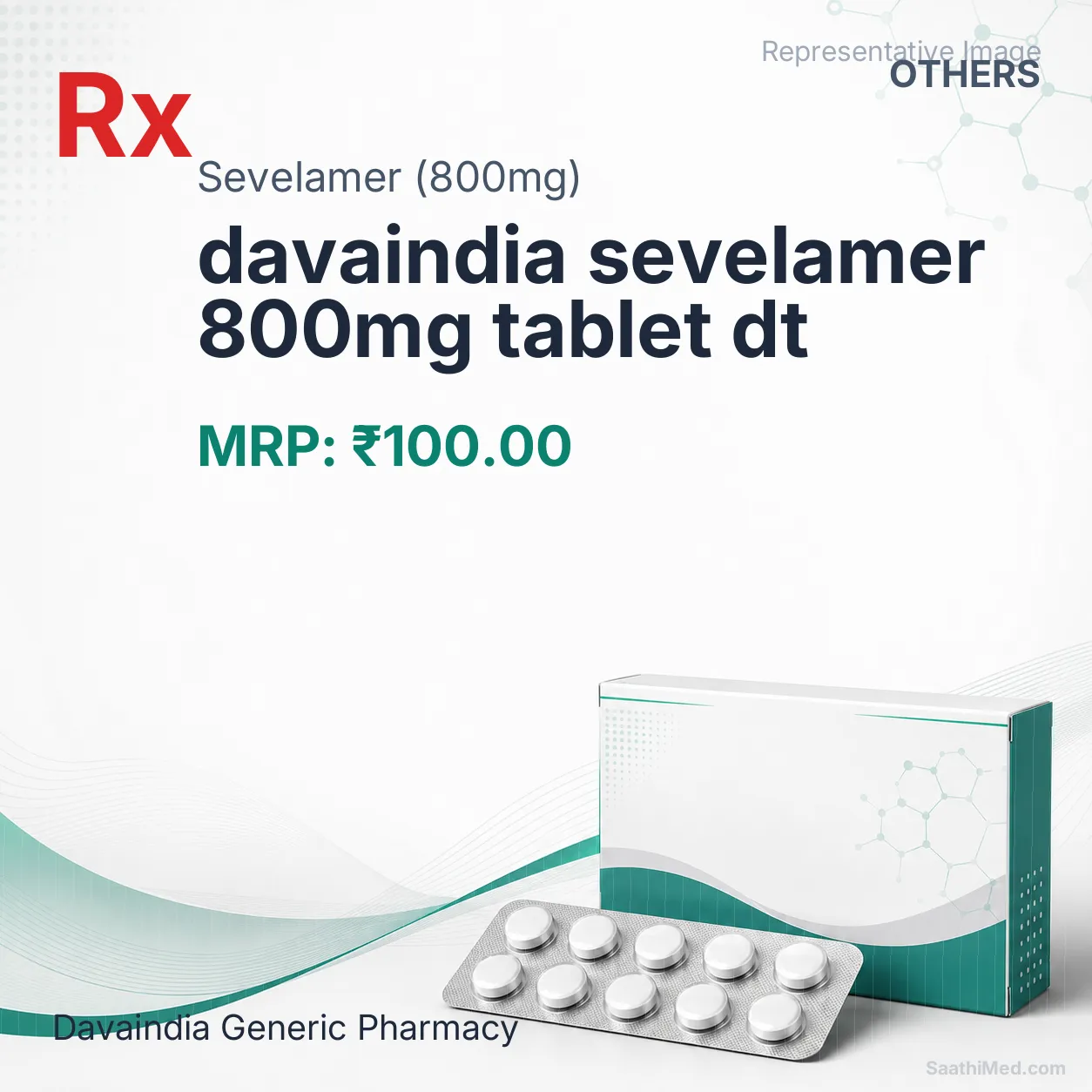 davaindia sevelamer 800mg tablet dt Allopathy (Sevelamer (800mg)) - Uses in Hindi, Side Effects, Substitutes & Price in India