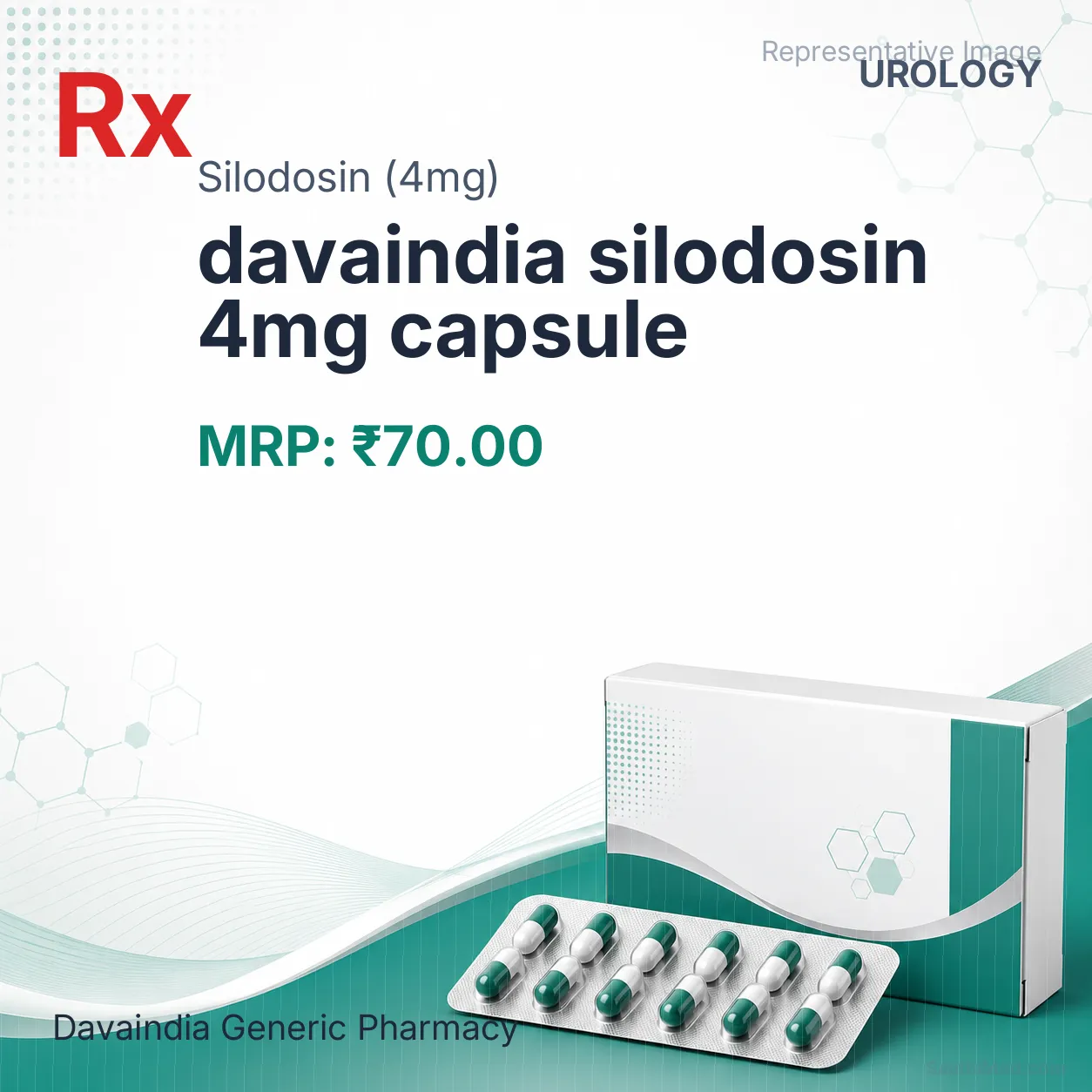 davaindia silodosin 4mg capsule Allopathy (Silodosin (4mg)) - Uses in Hindi, Side Effects, Substitutes & Price in India