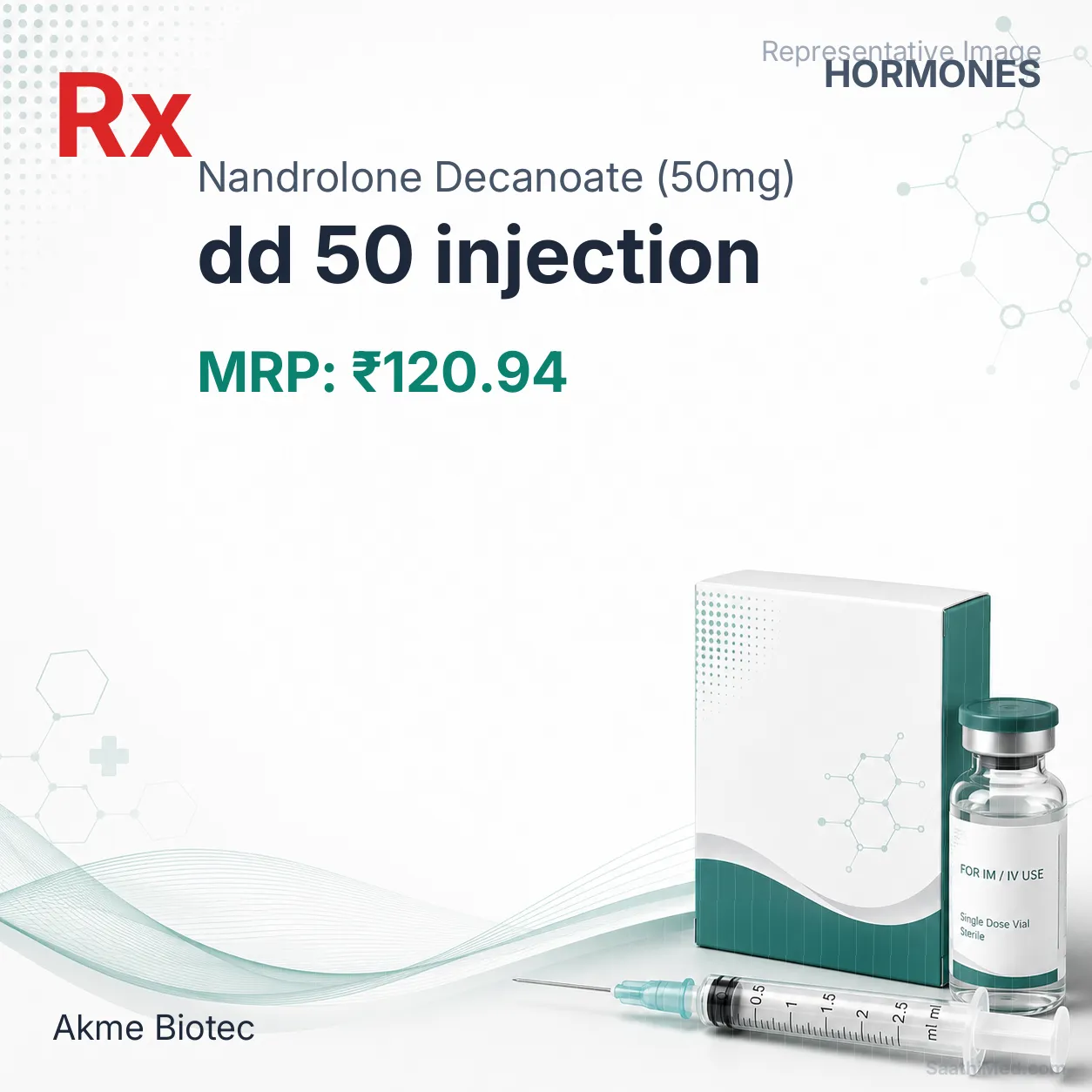 dd 50 injection Allopathy (Nandrolone Decanoate (50mg)) - Uses in Hindi, Side Effects, Substitutes & Price in India