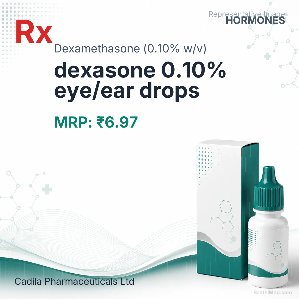 dexasone 0.10% eye/ear drops Allopathy (Dexamethasone (0.10% w/v)) - Uses in Hindi, Side Effects, Substitutes & Price in India