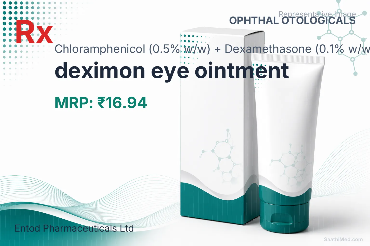 deximon eye ointment Allopathy (Chloramphenicol (0.5% w/w)) - Uses in Hindi, Side Effects, Substitutes & Price in India