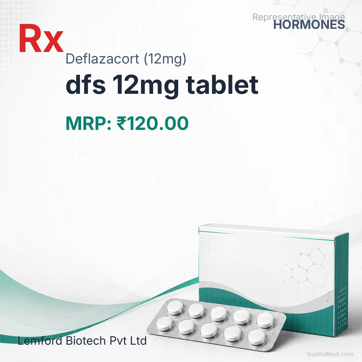 dfs 12mg tablet Allopathy (Deflazacort (12mg)) - Uses in Hindi, Side Effects, Substitutes & Price in India