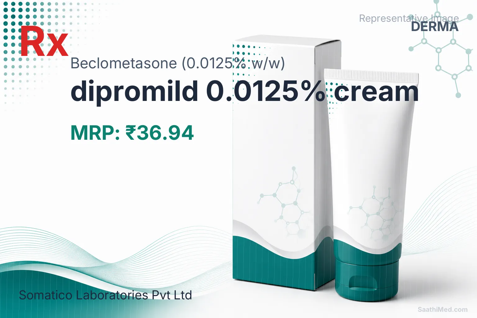 dipromild 0.0125% cream Allopathy (Beclometasone (0.0125% w/w)) - Uses in Hindi, Side Effects, Substitutes & Price in India
