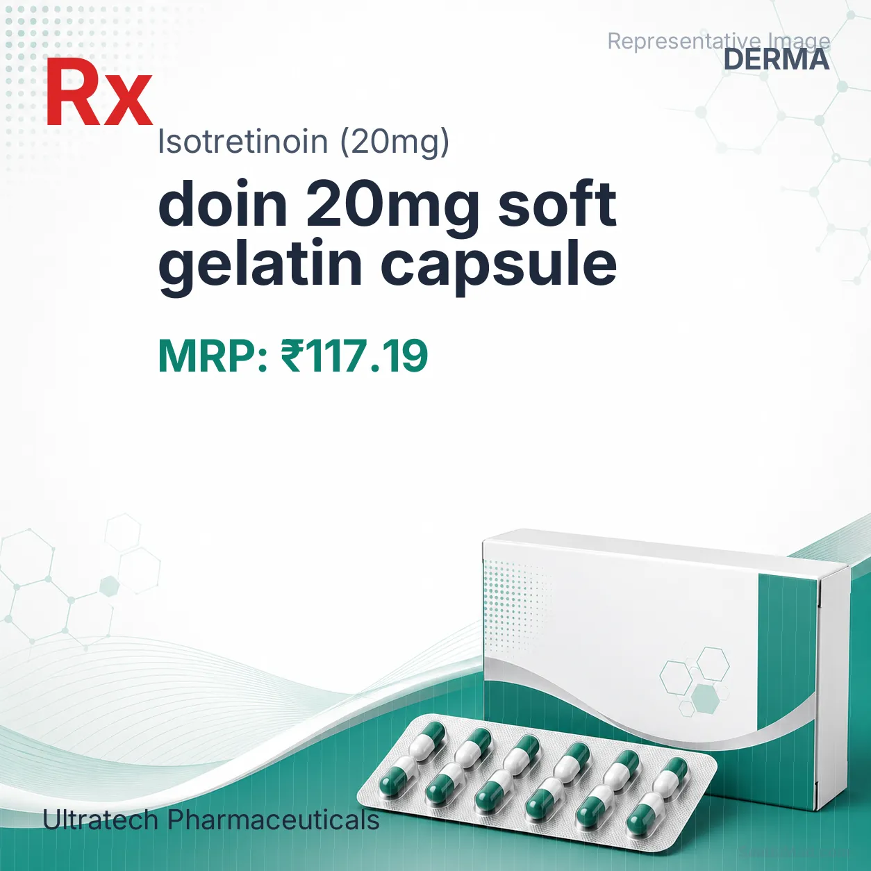 doin 20mg soft gelatin capsule Allopathy (Isotretinoin (20mg)) - Uses in Hindi, Side Effects, Substitutes & Price in India