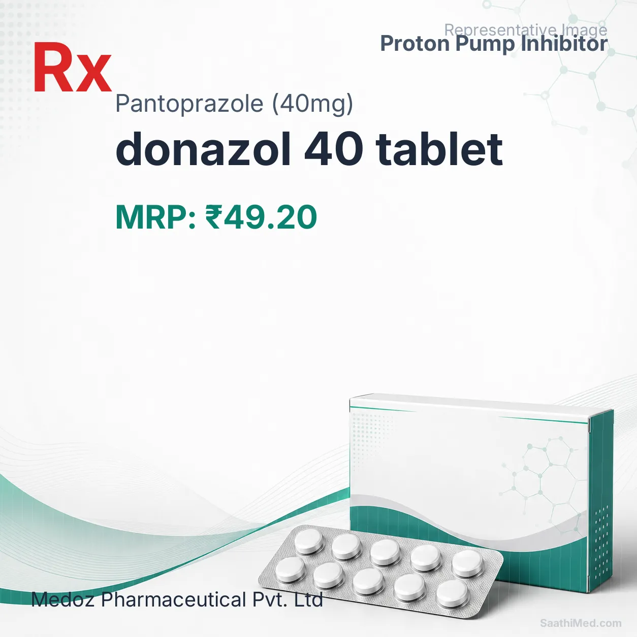 donazol 40 tablet Allopathy (Pantoprazole (40mg)) - Uses in Hindi, Side Effects, Substitutes & Price in India