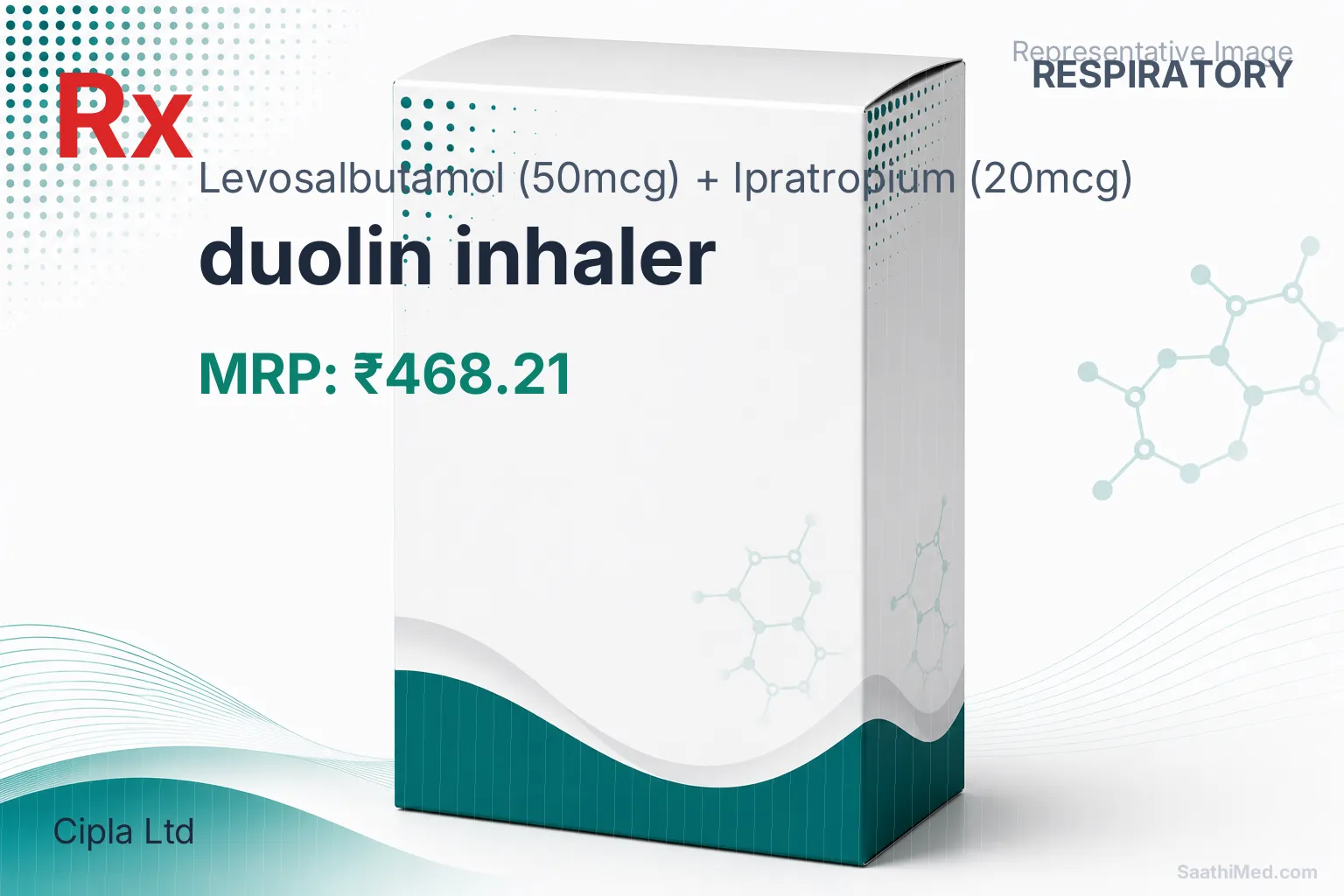 duolin inhaler Allopathy (Levosalbutamol (50mcg)) - Uses in Hindi, Side Effects, Substitutes & Price in India
