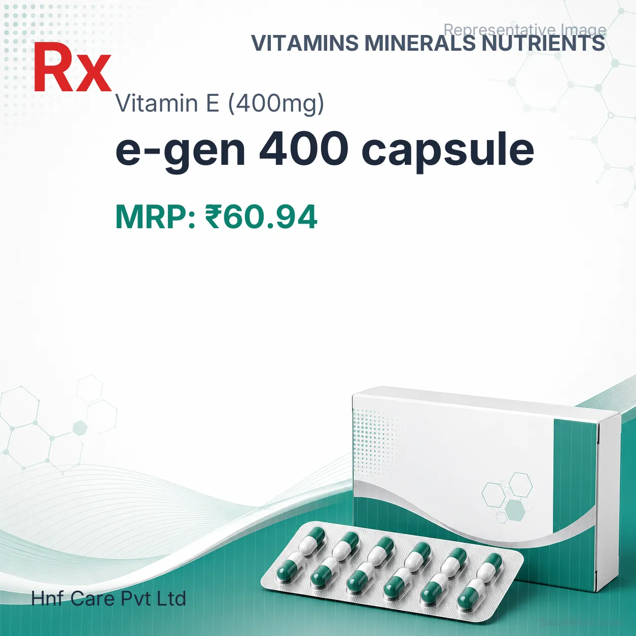 e-gen 400 capsule Allopathy (Vitamin E (400mg)) - Uses in Hindi, Side Effects, Substitutes & Price in India