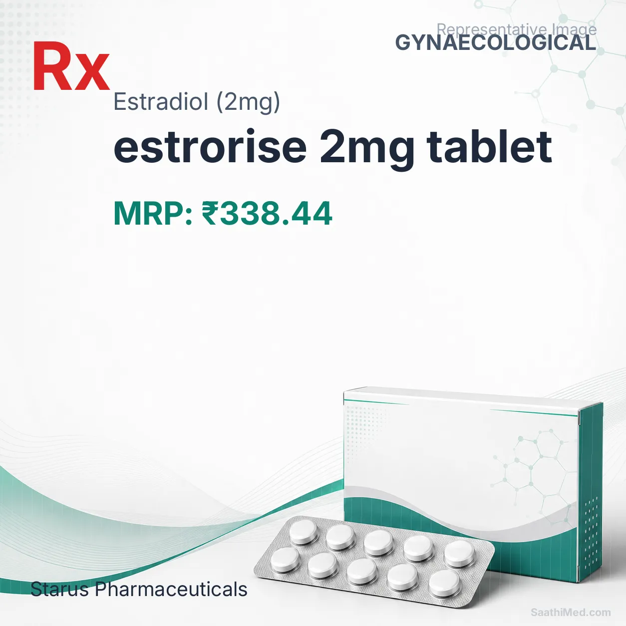estrorise 2mg tablet Allopathy (Estradiol (2mg)) - Uses in Hindi, Side Effects, Substitutes & Price in India
