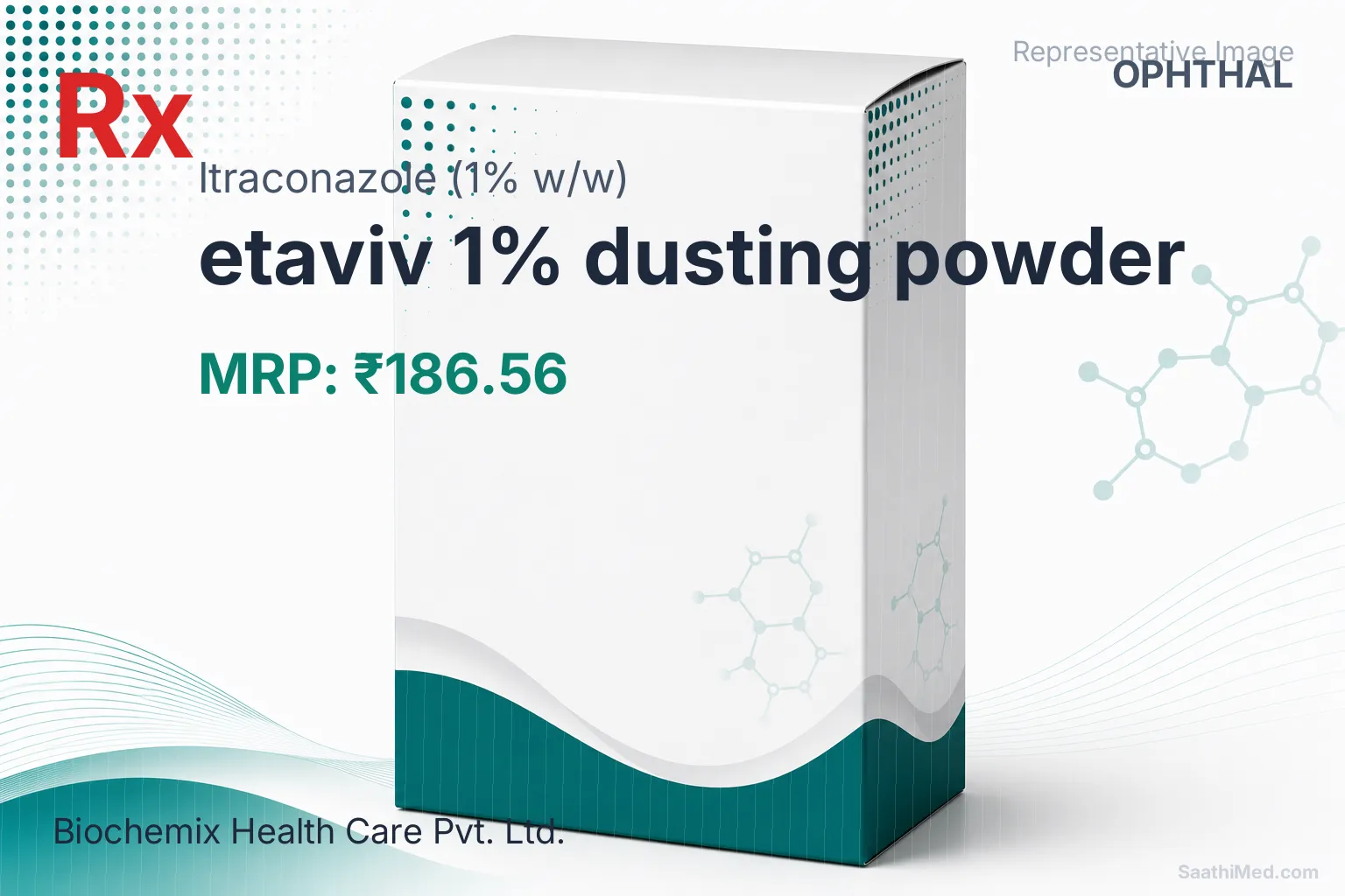 etaviv 1% dusting powder Allopathy (Itraconazole (1% w/w)) - Uses in Hindi, Side Effects, Substitutes & Price in India