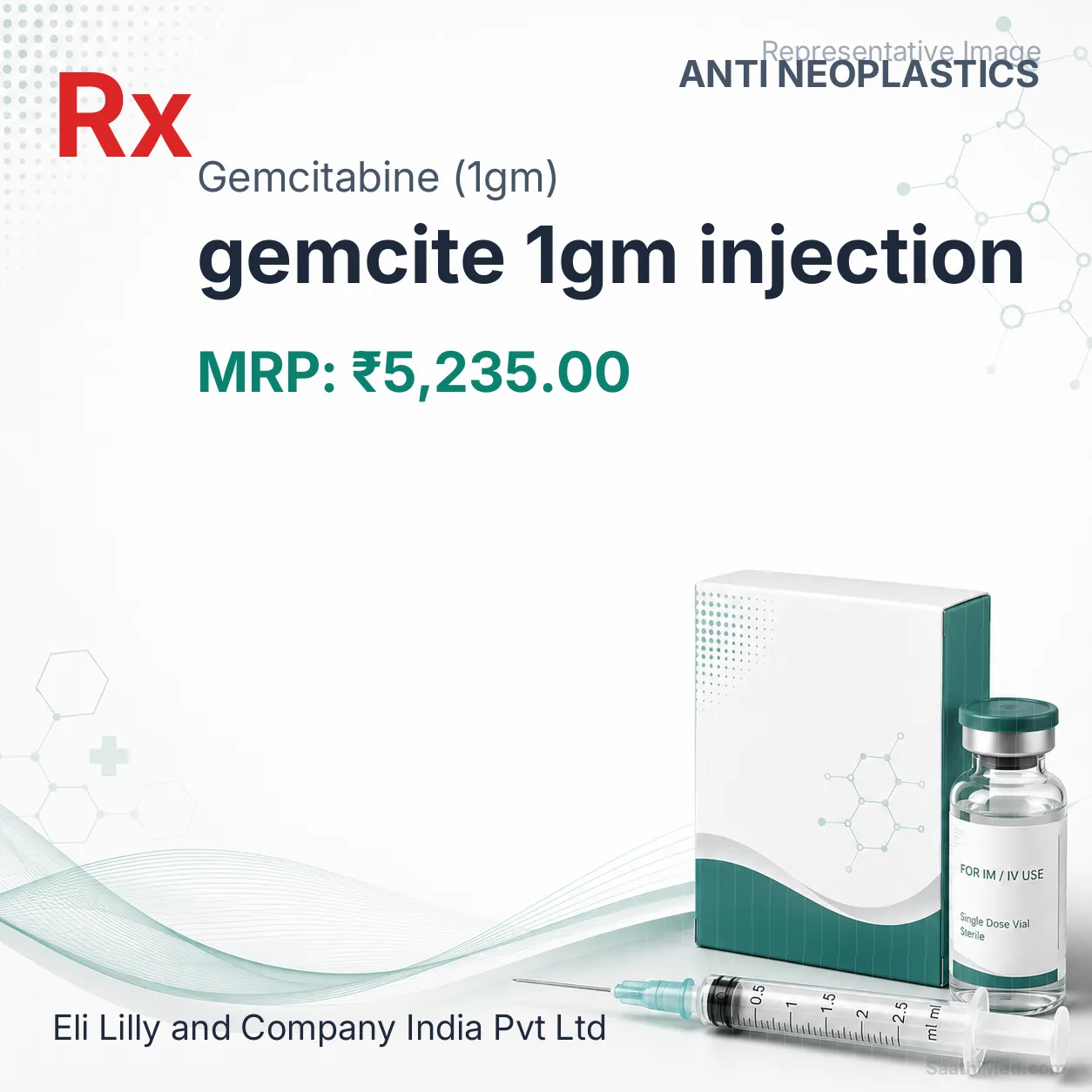 gemcite 1gm injection - Gemcitabine (1gm) medicine