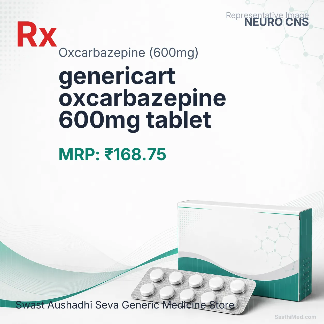 genericart oxcarbazepine 600mg tablet Allopathy (Oxcarbazepine (600mg)) - Uses in Hindi, Side Effects, Substitutes & Price in India